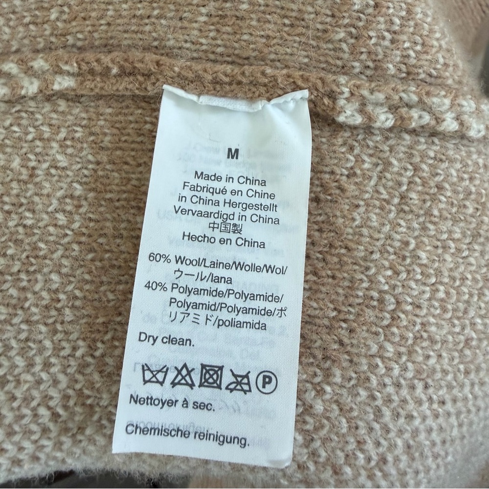 Madewell Wool Blend Plaid Cardigan Size M - Picture 7 of 7